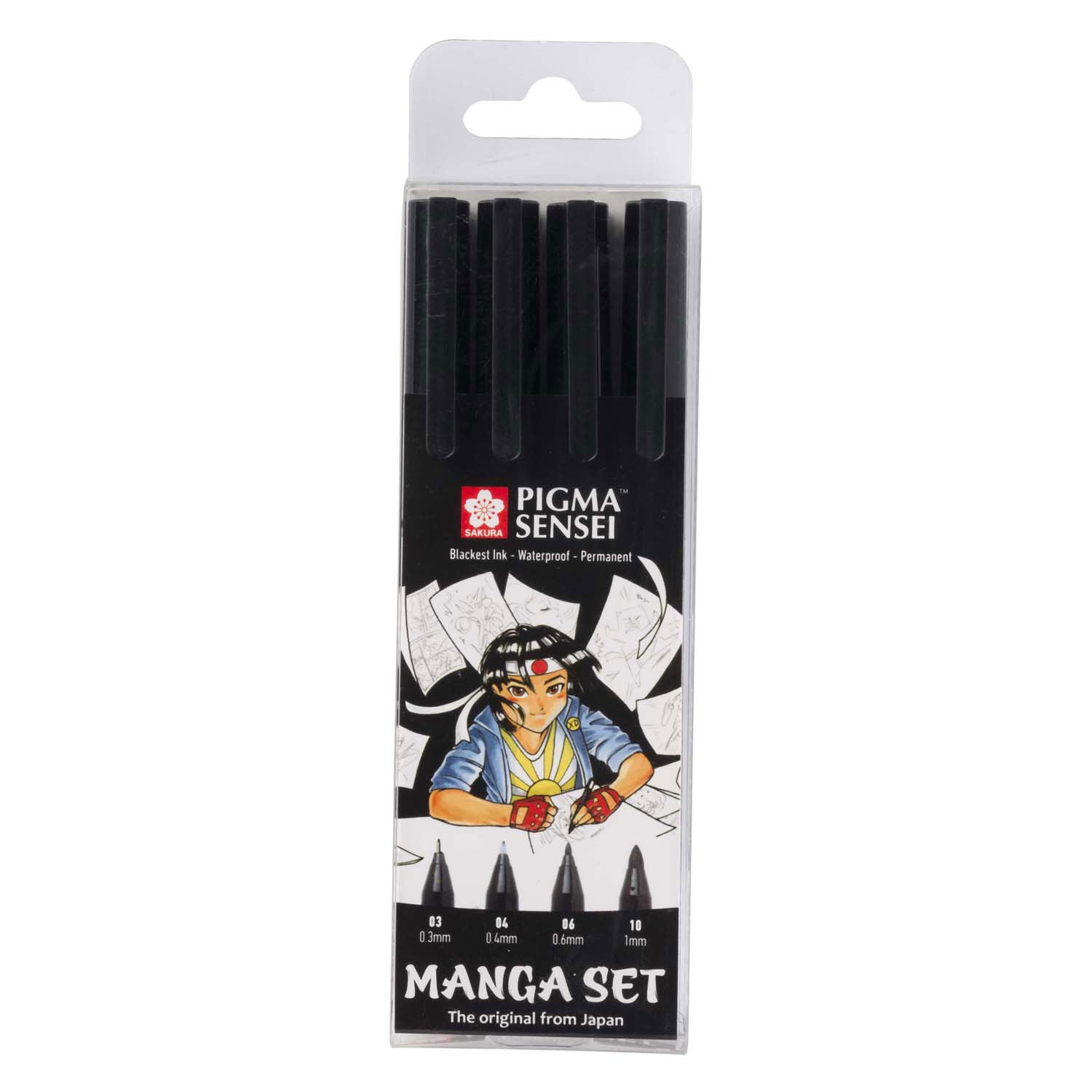 Sakura einzigartiger Manga -Set von 4 Pigma Sensei