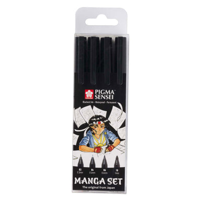 Sakura einzigartiger Manga -Set von 4 Pigma Sensei