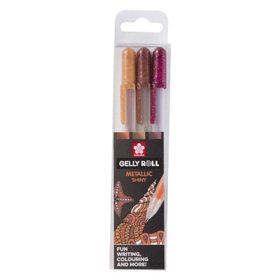 Sakura Gelly Roll Metallic Set 3 Gelpenn Natur