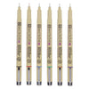 Sakura Pigma Micron 05 Tasche mit 6 Grundfarben