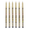 Sakura Pigma Micron 05 Beutel mit 6 Erdfarben
