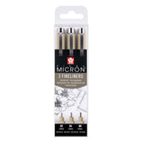 Sakura Pigma Micron Endui 3 Fineliners Schwarz 02-04-08 - afbeelding 2