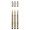 Sakura Pigma Micron Endui 3 Fineliner schwarz 08-10-12 breit