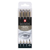 Sakura Pigma Micron Fineliner -Set, 4 Größen, Kühlung grau