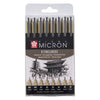 Sakura Pigma Micron Beutel 8 Fineliner Schwarz