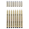 Sakura Pigma Micron Beutel 8 Fineliner Schwarz