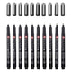 Sakura Pigma Micron Black Edition Set und kostenlose Pole, 10st