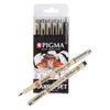 Sakura einzigartige Mangasammlung von 6 Pigma Micron