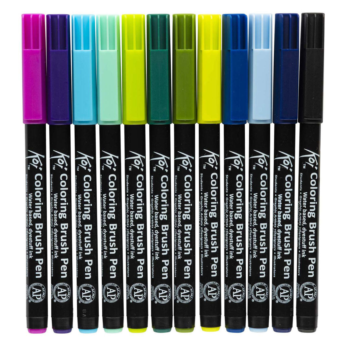 Sakura Koi Malvorlagen Pinsel Set, 24 Farben