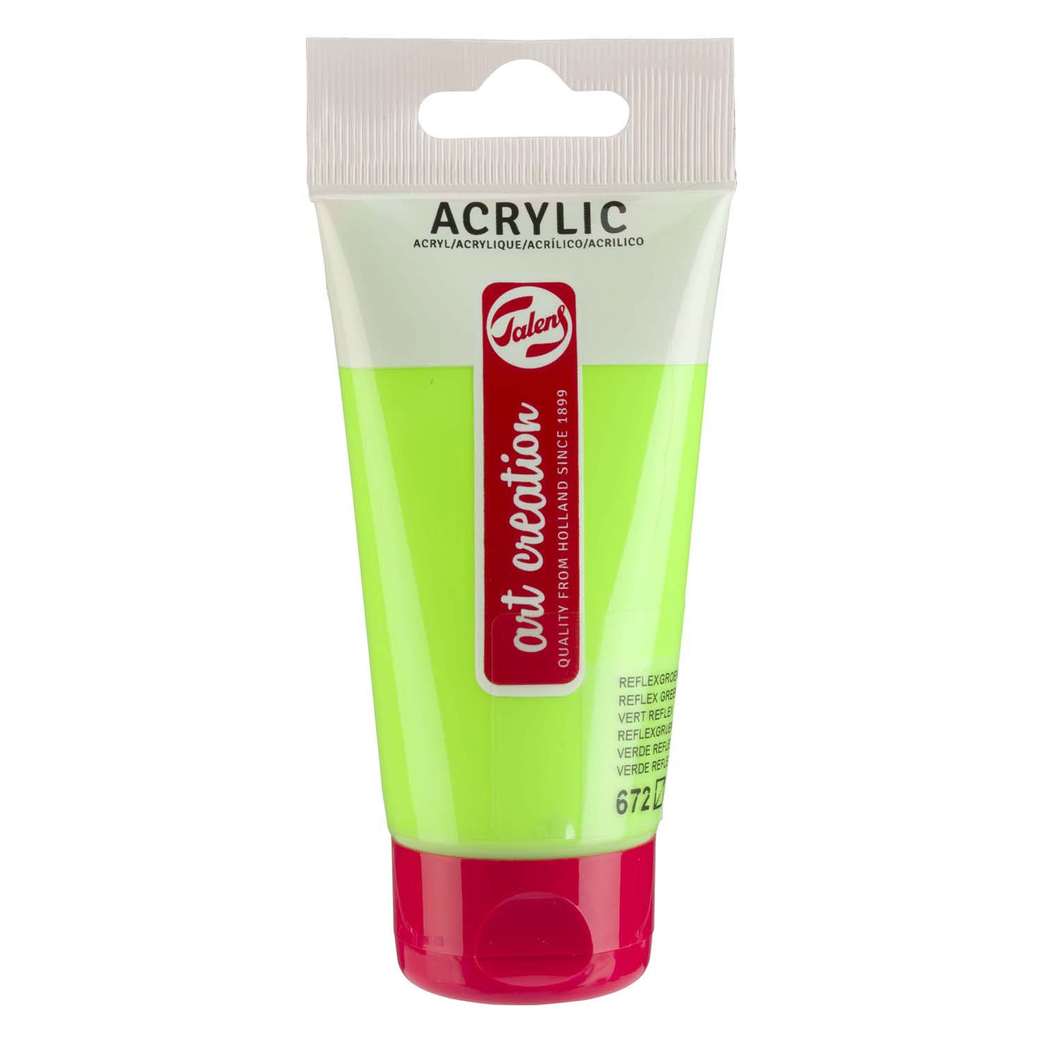 TALENS Art Creation Acrylfarbenrohr 75 ml Reflex Grün 672