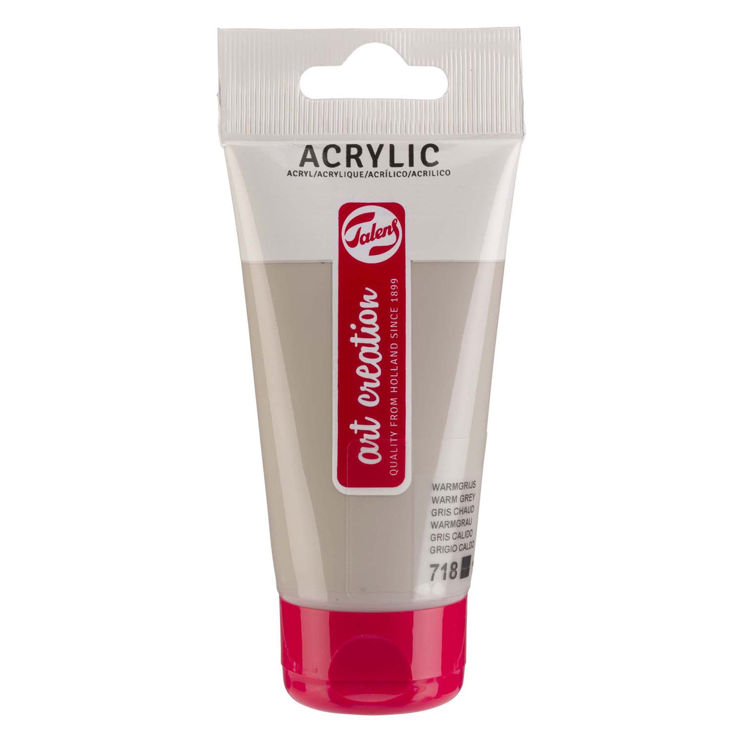 TALENS Art Creation Acrylfarbenrohr 75 ml warmes Grau 718