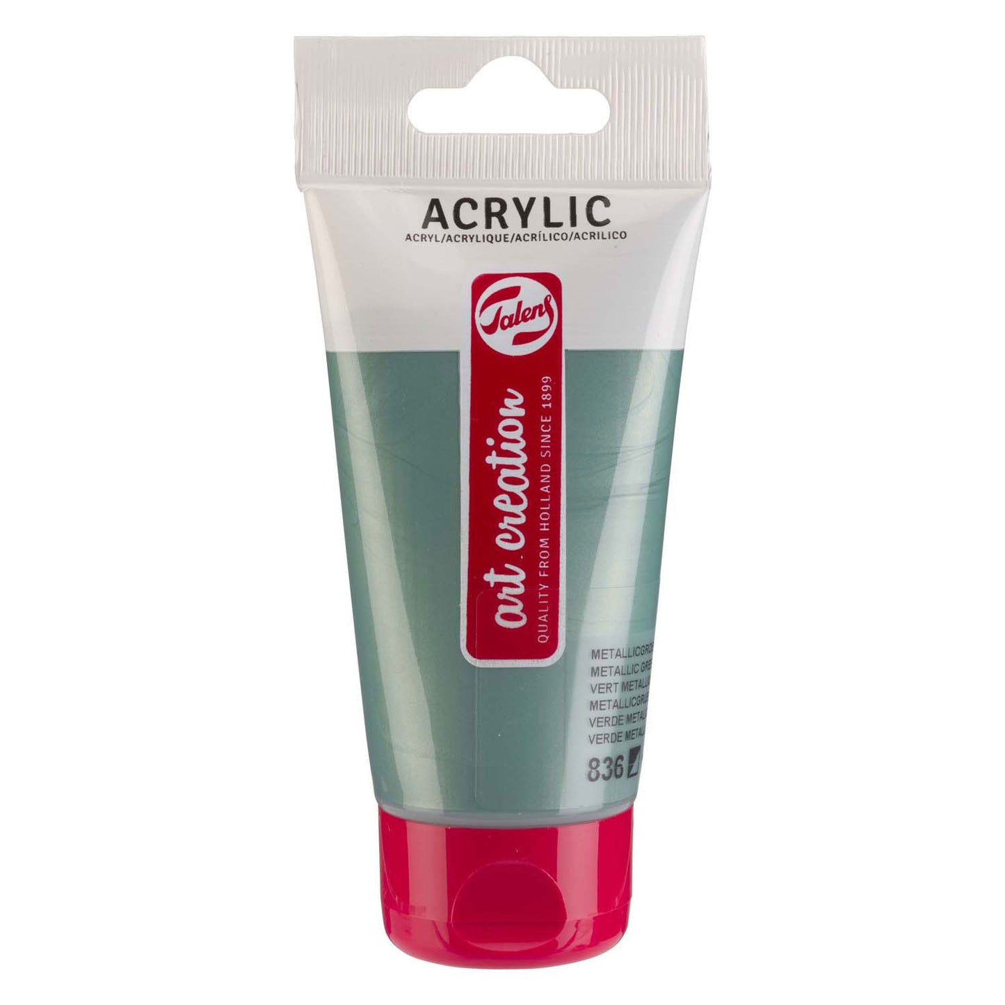 TALENS Art Creation Acrylfarbenrohr 75ml Metallic Green 836