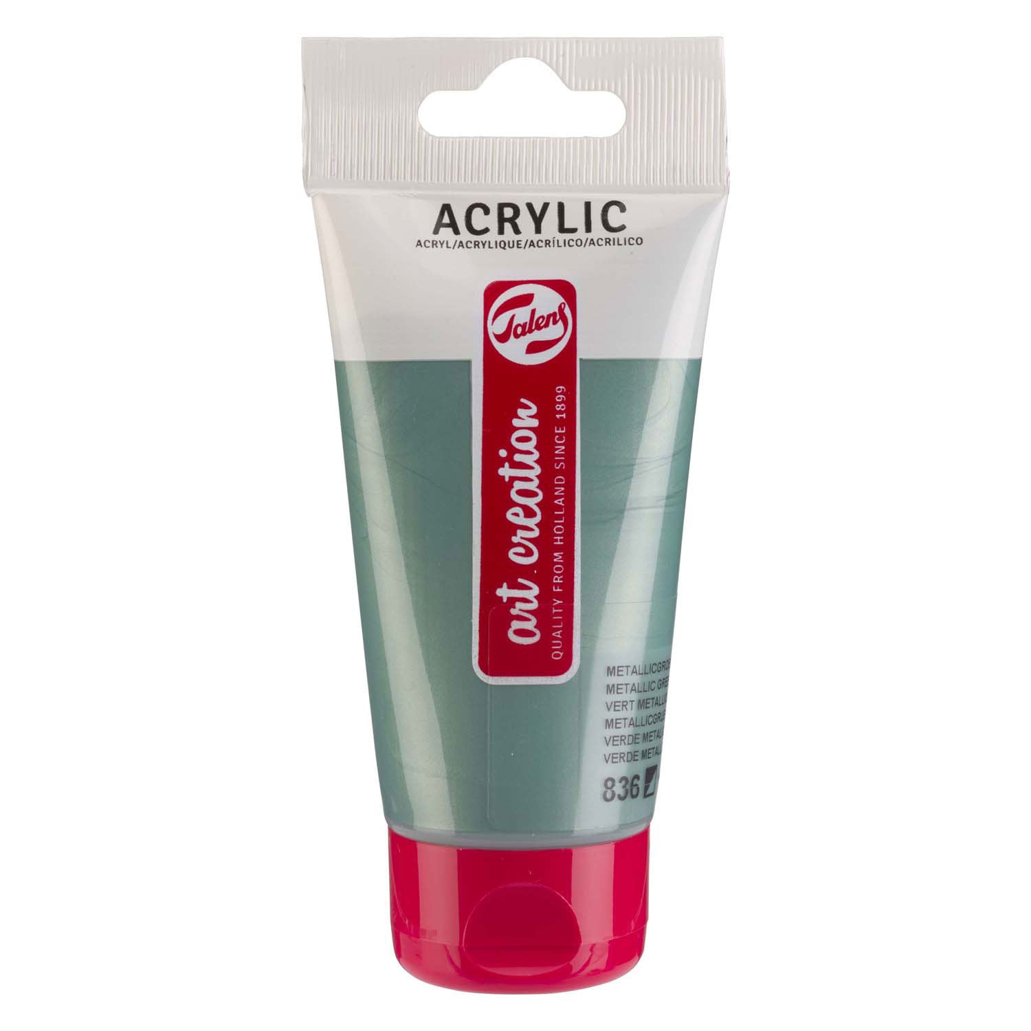TALENS Art Creation Acrylfarbenrohr 75ml Metallic Green 836