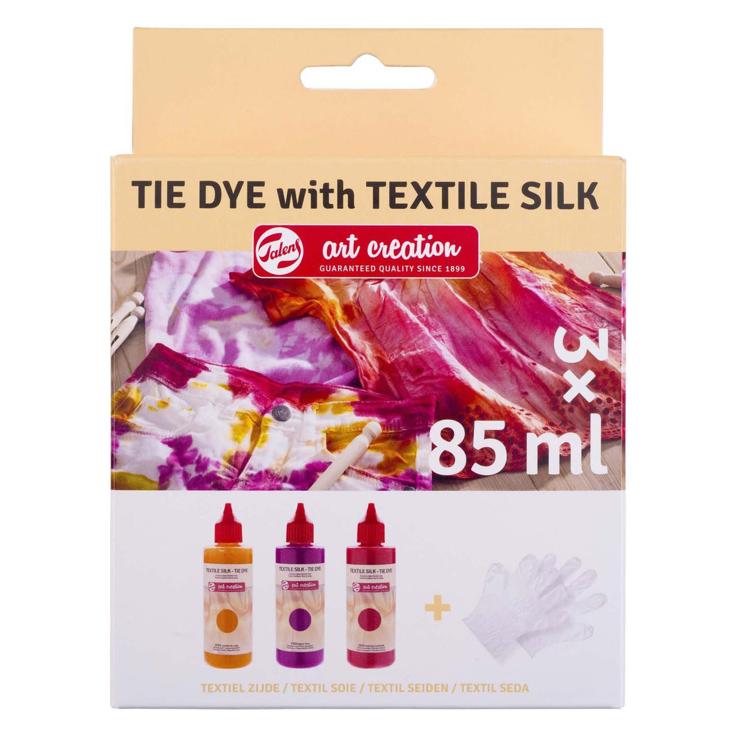 TALENS Art Creation Tie-Dye Set Pink, 3x 85ml
