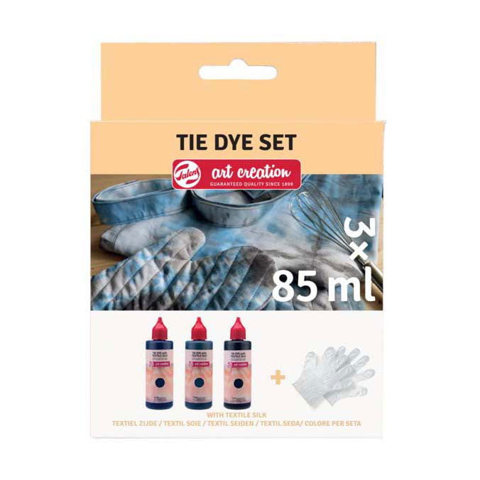 TALENS Art Creation Tie-Dye Set Black, 3x85 ml
