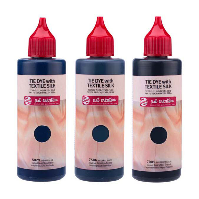 TALENS Art Creation Tie-Dye Set Black, 3x85 ml