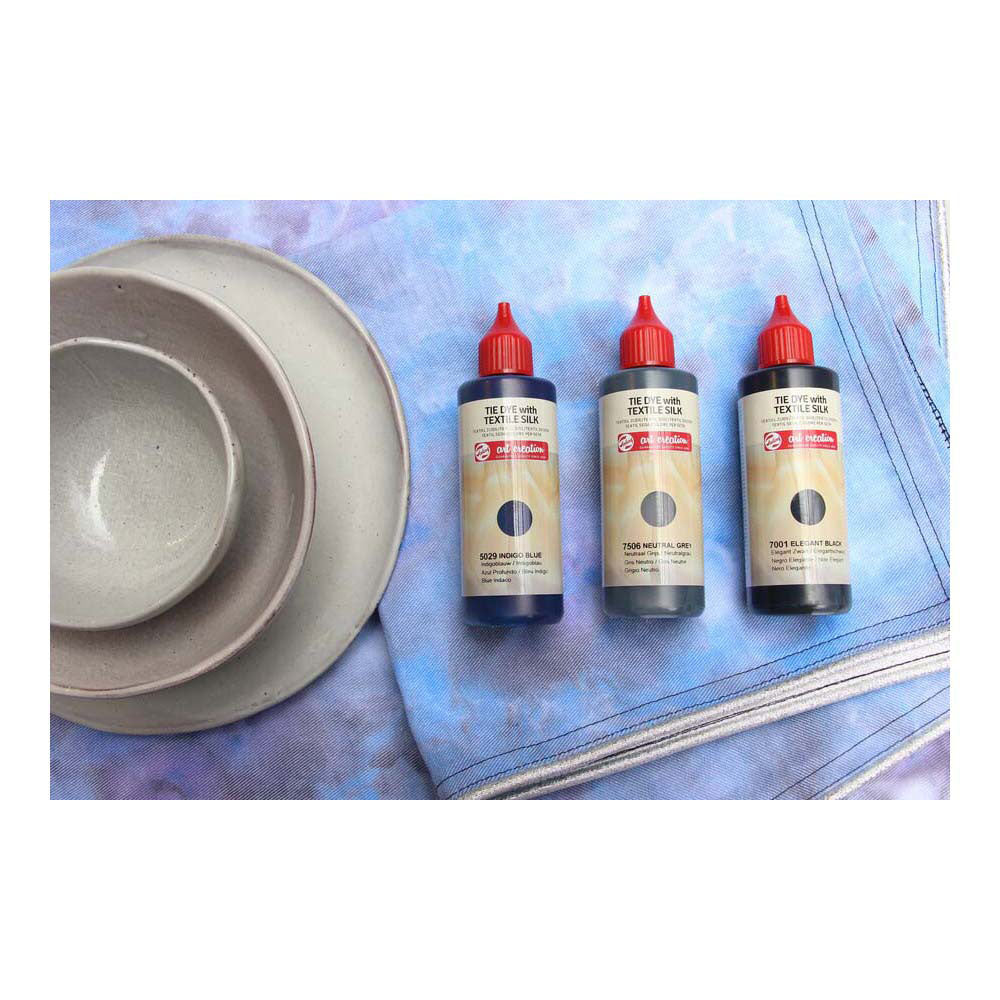 TALENS Art Creation Tie-Dye Set Black, 3x85 ml