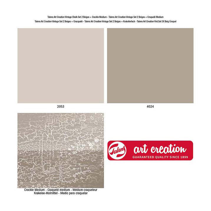 Talens Art Creation Vintage Set 2 Beige und Craquel