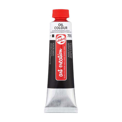TALENS Art Creation Oil Tube 40 ml Elfenbein schwarz 701