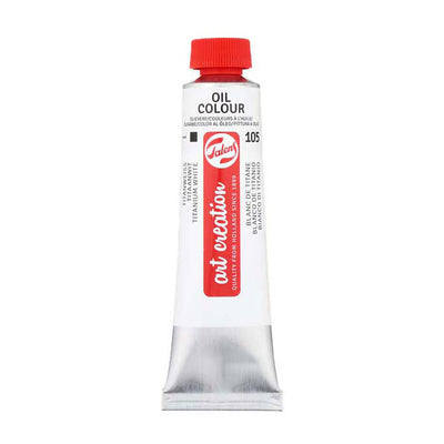 TALENS Art Creation Oil Tube 40 ml Titane Witsaffloer Öl