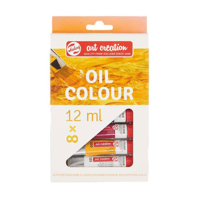 TALENS Art Creation Oil Paint Set 8x12ml