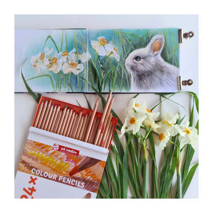 TALENS Art Creation farbige Stifte Set 24
