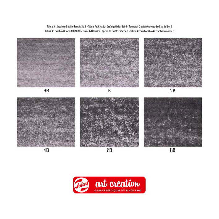 TALENS Art Creation Graphitstifte Set 6