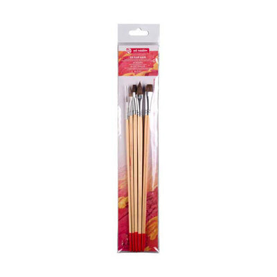 TALENS Art Creation Oil Acrylkiefern -Set von 5 -RunderHaaren