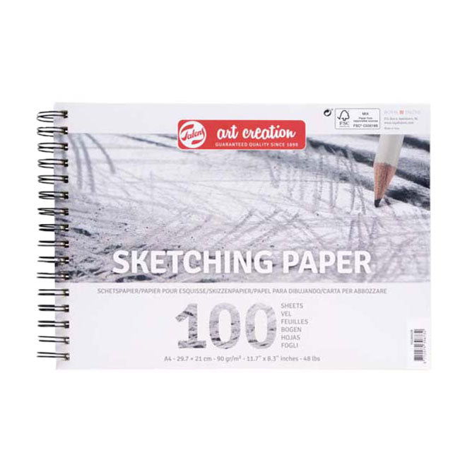 Talens Art Creation Sketch Papier 29.7x21cm 90g 100 Blätter