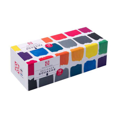 TALENS Gouache Extra Nizza Set, 10x16ml Fläschchen