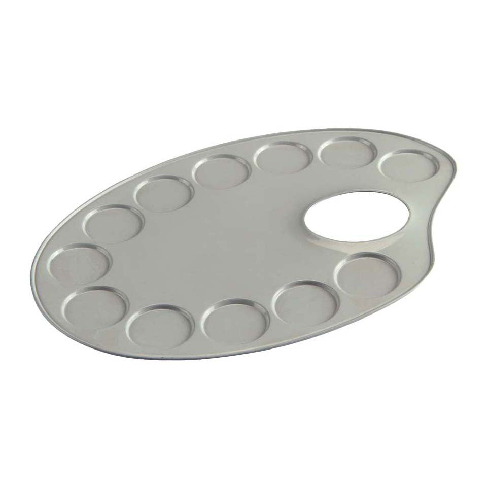 Talens Palet Metall Oval 12,6x18,5 cm