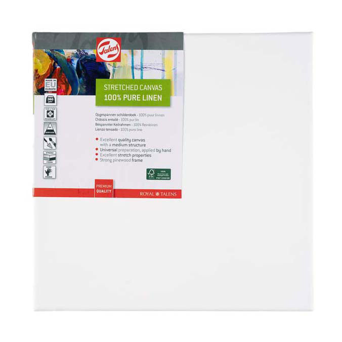 TALENS MALEN TOBEL Leinen 30x30 cm