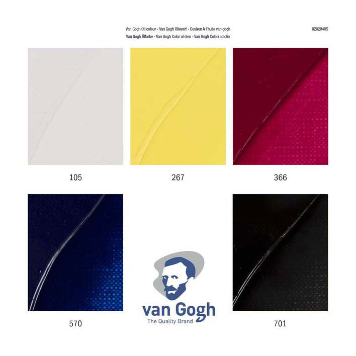 Van Gogh Ölfarbe Primärmischung, 5x20ml