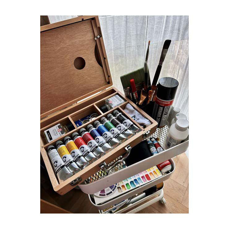 Van Gogh Oil Paint Box Basic mit 10 Farben 40 ml
