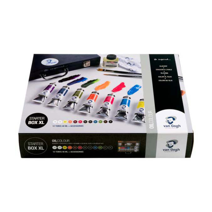 Van Gogh Oil Startersbox XL, 12x40ml und Accessoires