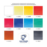 Van Gogh Aquarel Lackeset mit 10 Farben in Röhren von 10 ml - afbeelding 3
