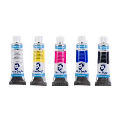 Van Gogh Aquarel Paint Primary Mix Set, 5x10 ml Röhrchen
