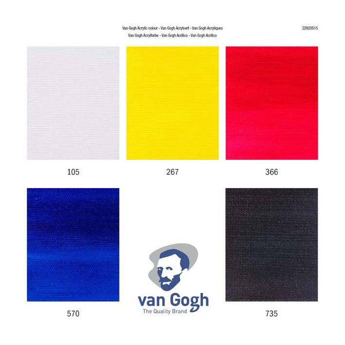 Van Gogh Acrylfarbe Primärmischungsset, 5x40ml