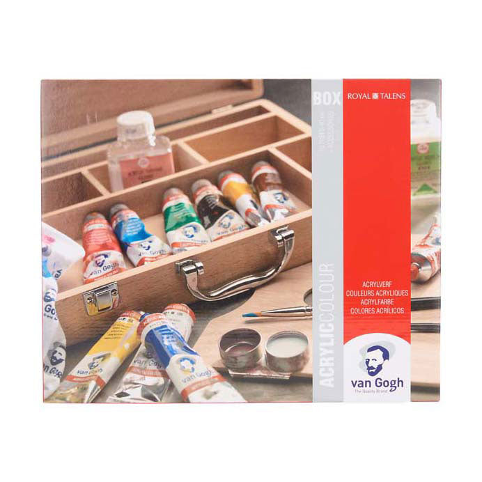 Van Gogh Acrylfarbe in Kist Basic mit 10 Farben 40 ml
