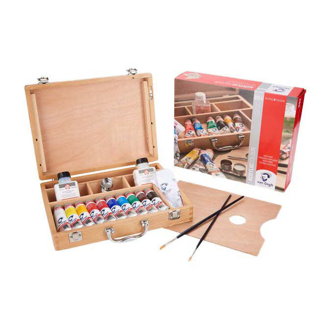 Van Gogh Acrylfarbe in Kist Basic mit 10 Farben 40 ml