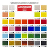 Bruynzeel Amsterdam Standard-Serie, allgemeines Auswahlset für Acrylfarben, 20 ml, 36 Stück.