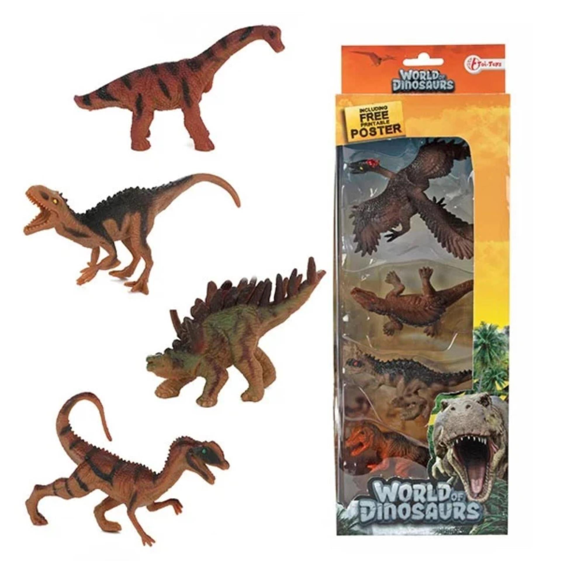 Welt der Dinosaurier Dinosaurier, 4st.