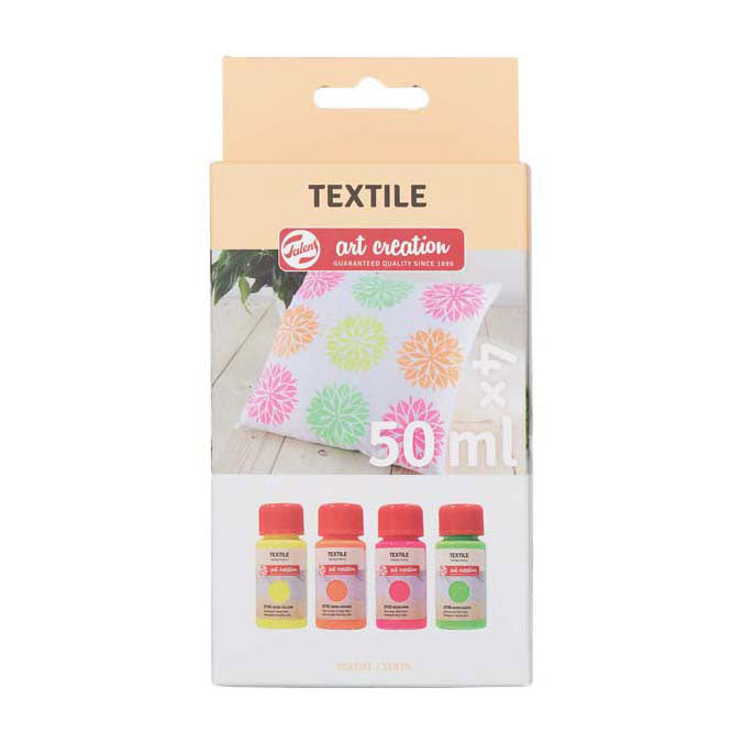 Talens Art Creation Textile Farbe Neon 4x50ml