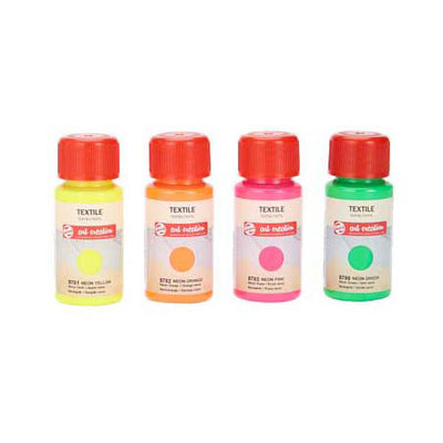 Talens Art Creation Textile Farbe Neon 4x50ml