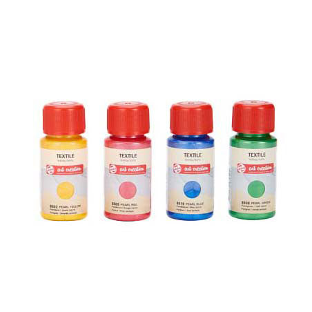 TALENS Art Creation Textile Farbe Perle 4x50ml