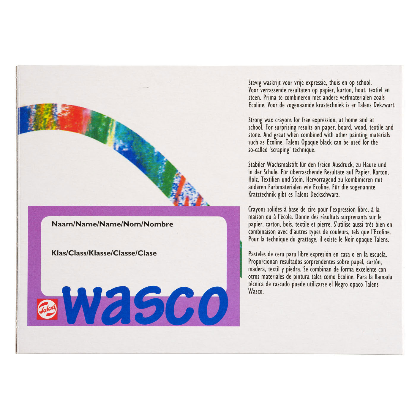 TALens Wasco Waskrijt, 12st.