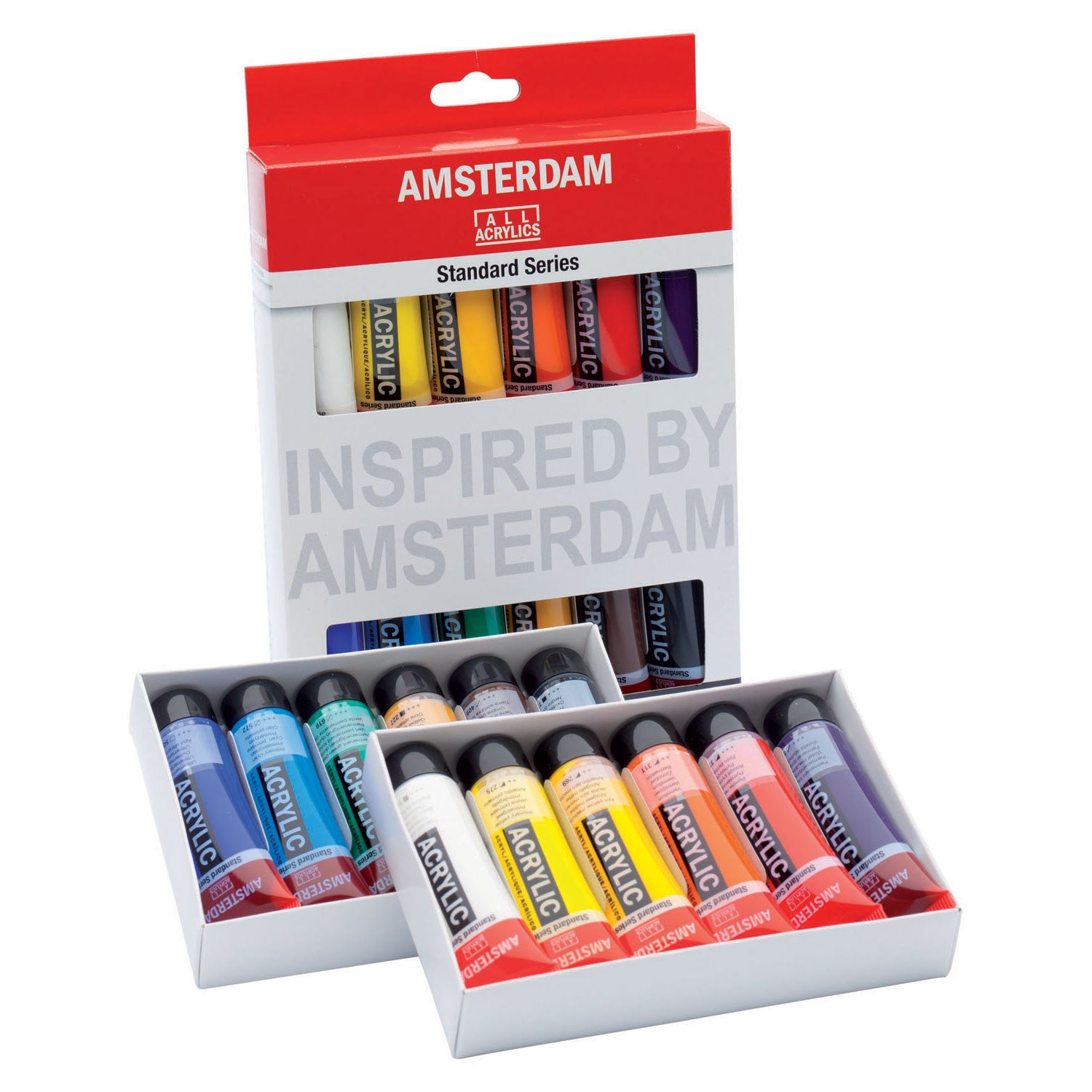TALens Amsterdam Acrylfarben Standard -Set, 12dlg.
