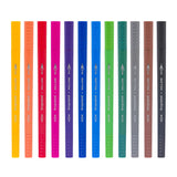 Bruynzeel Fineliner Brushpennen, 12st. - afbeelding 2