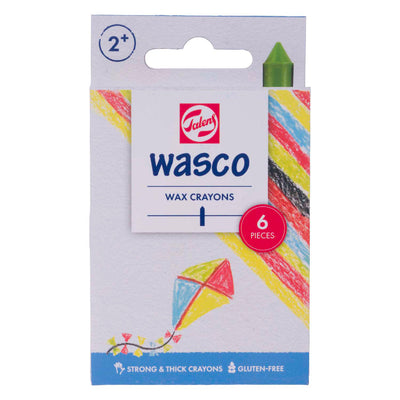 Talens Wasco Wachsmalstift-Set – 6 Farben