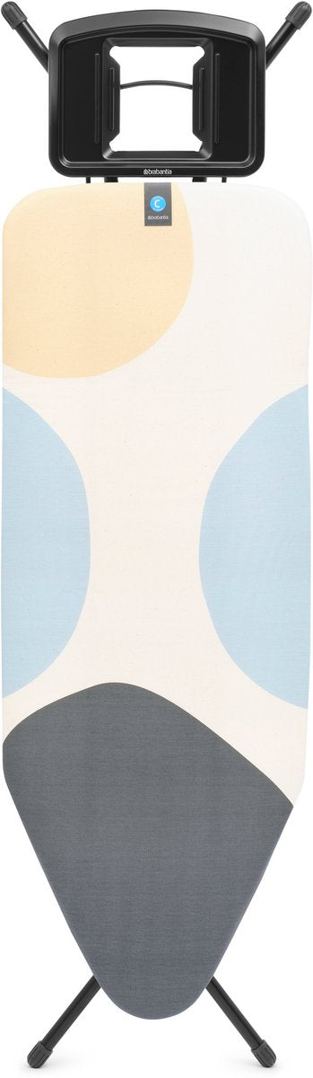 Brabantia Bügelbrett C – für Bügeleisen – 124 x 45 cm – Federblasen